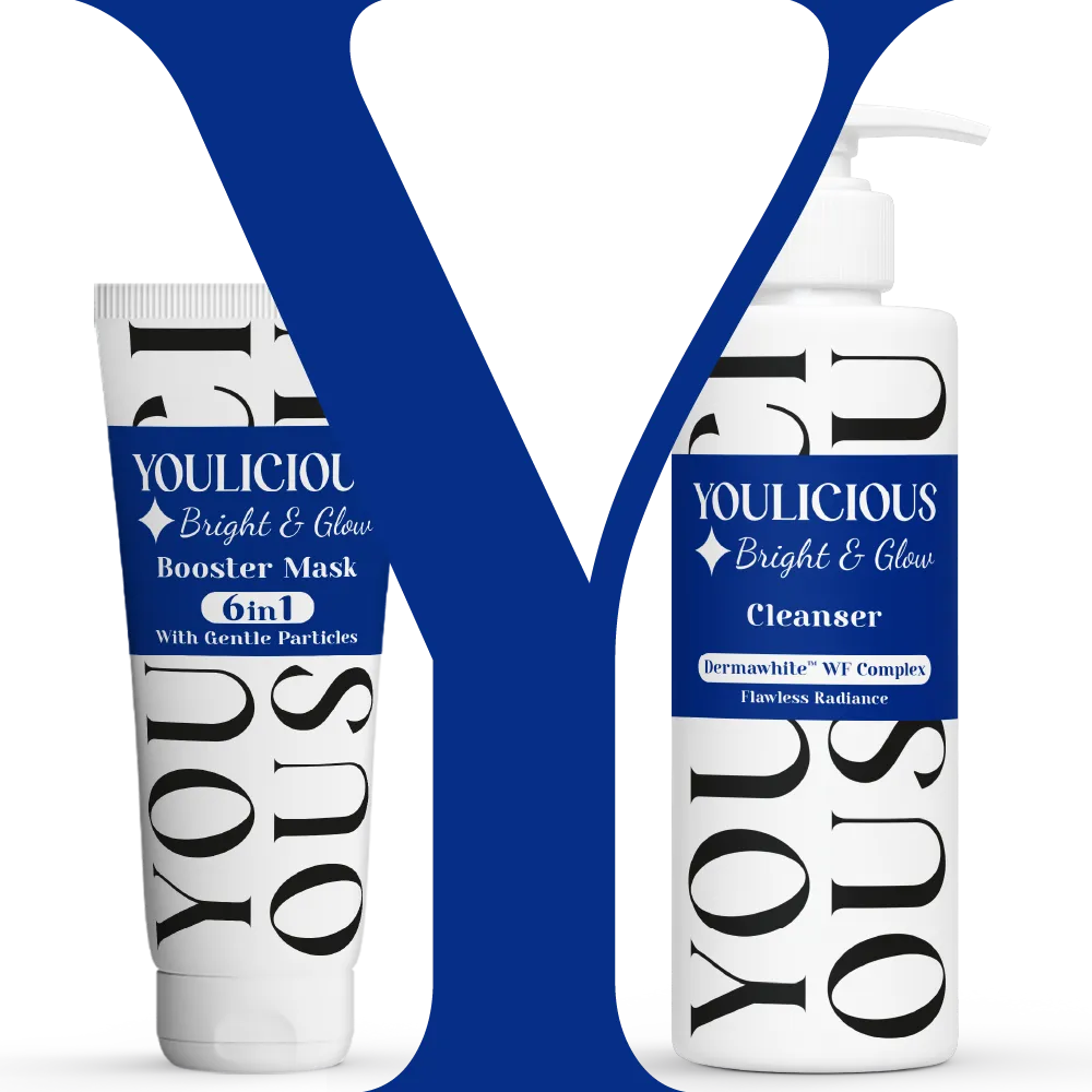 Youlicious bright & glow booster mask +cleanser - Youlicious