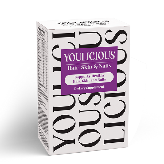 Youlicious beauty tablets to strengthen nails, enhance skin elasticity, and promote hair growth