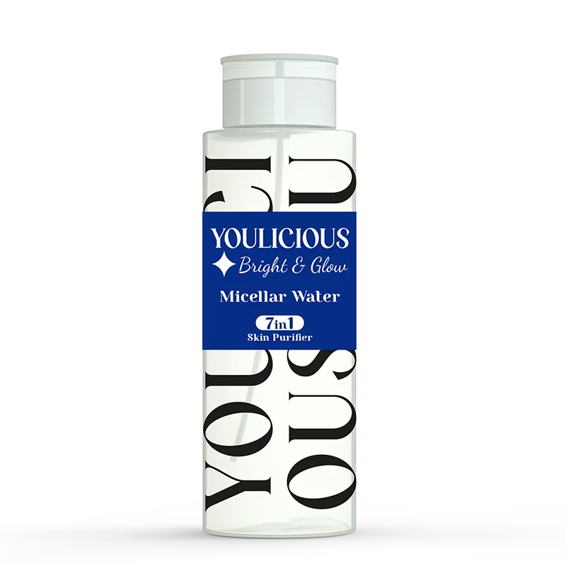 Youlicious Bright & Glow Micellar Water 400ml | Gentle Skin Cleanser - Youlicious