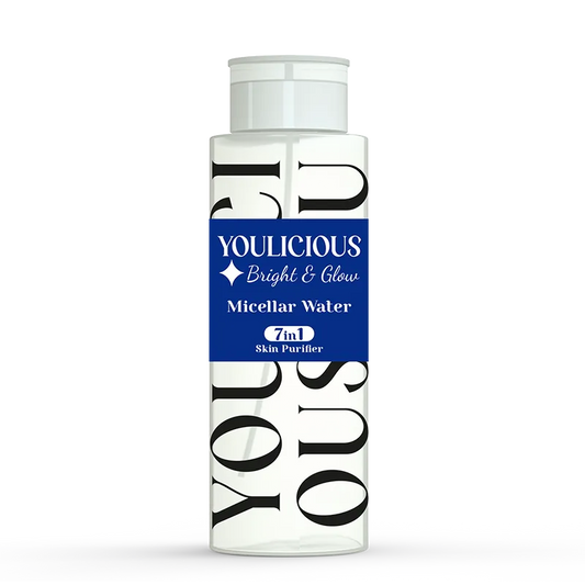 Youlicious Bright & Glow Micellar Water 400ml | Gentle Skin Cleanser - Youlicious