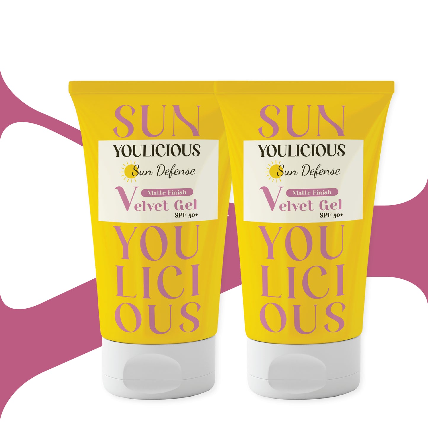 Youlicious Sun Defense Velvet Gel SPF 50+ 40gm Promo Pack (1+1)