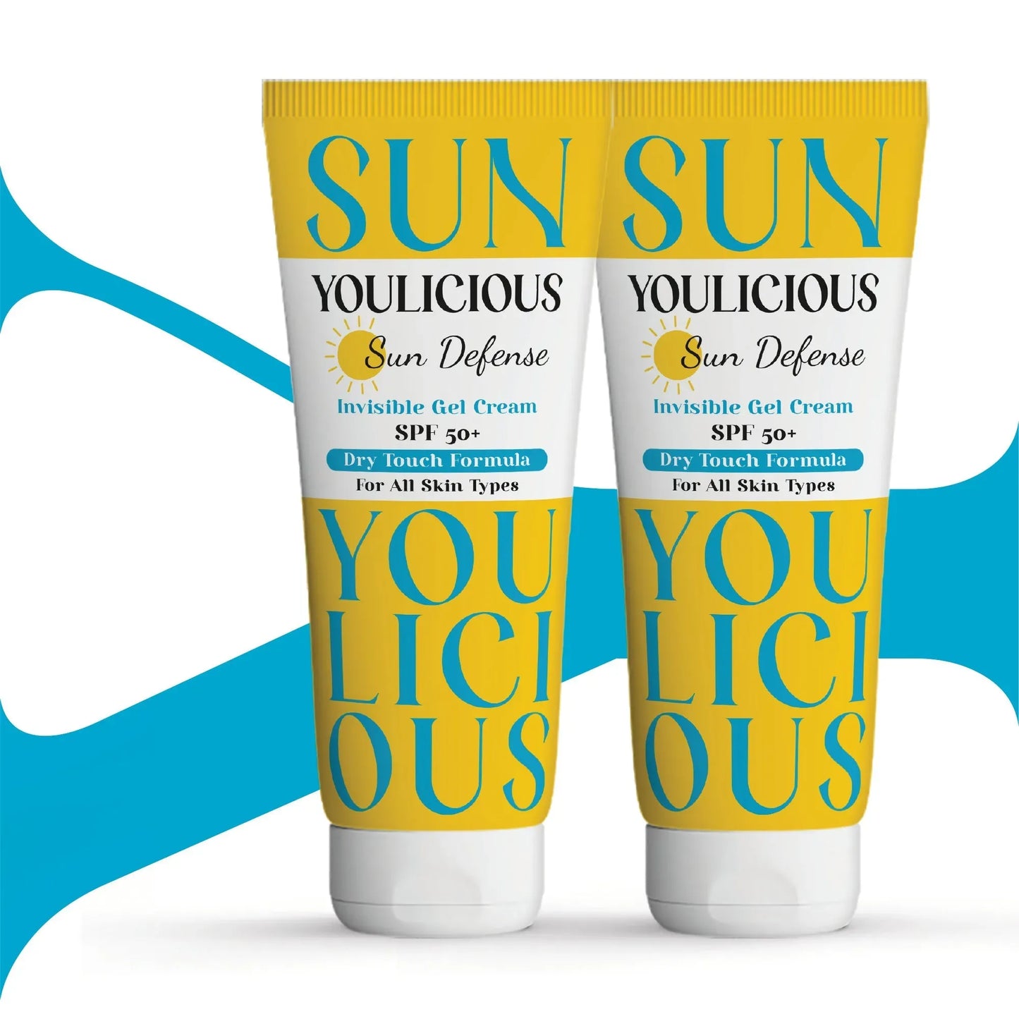 Youlicious Sun Defense Invisible Gel Cream SPF50+ 2‑Pack Promo - Youlicious 