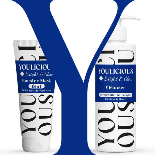 Youlicious bright & glow booster mask +cleanser - Youlicious