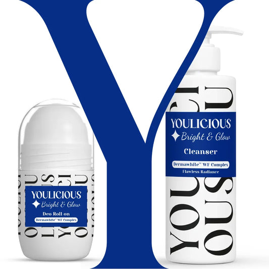 Youlicious bright & glow roll on + cleanser - Youlicious