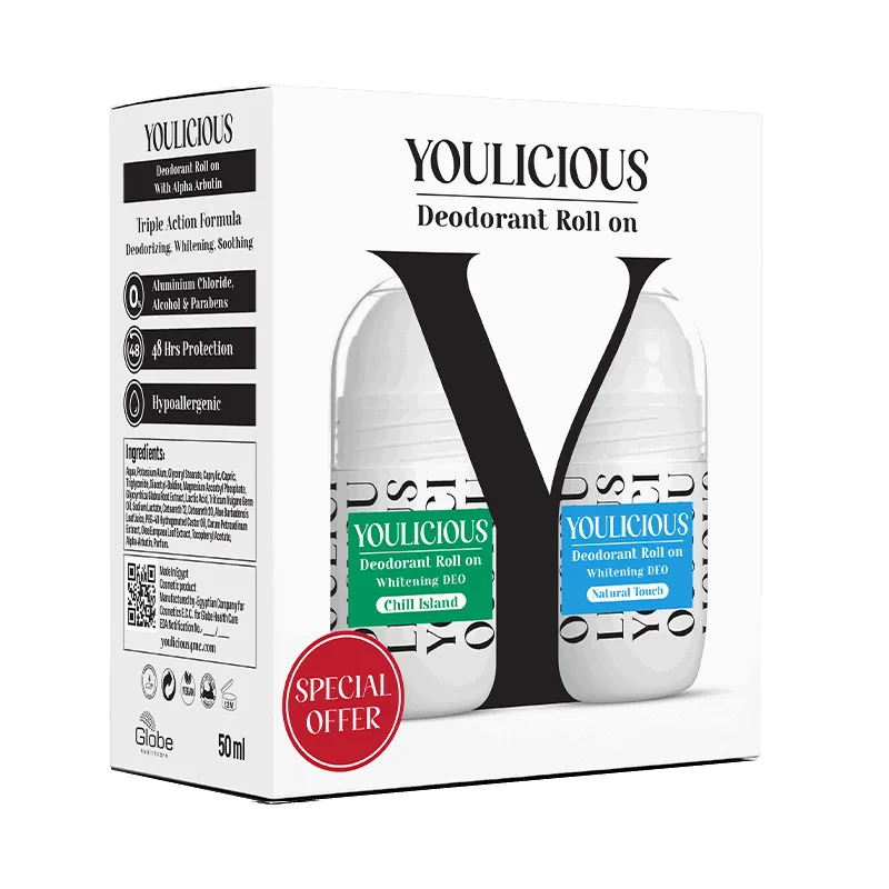 Youlicious Deodorant Roll-on Promo ( chill island+Natural touch) - Youlicious