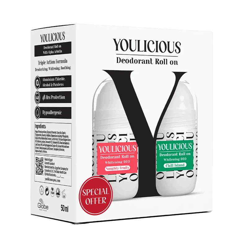Youlicious Deodorant Roll-on promo (naughty fruity+chill island) - Youlicious