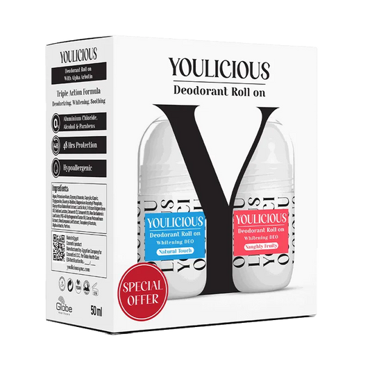 Youlicious Deodorant Roll-on promo (naughty fruity+Natural touch)